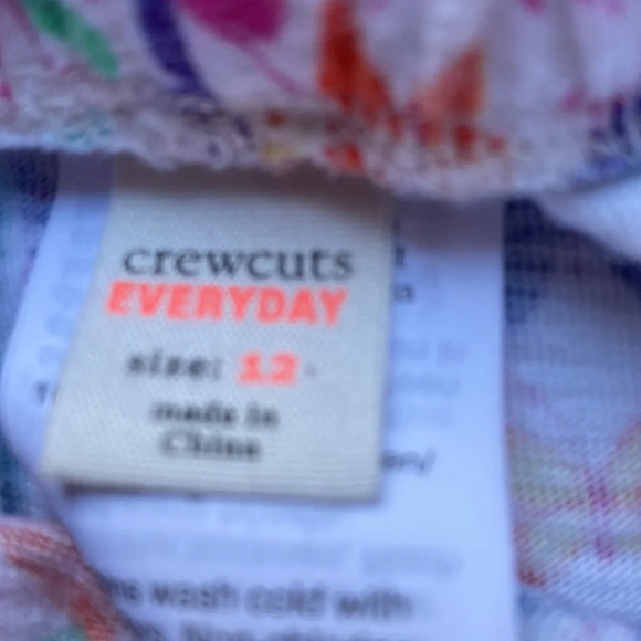 Crewcuts Butterfly‎ Everyday Cotton Printed Shorts Size 12 Girls - Picture 3 of 6